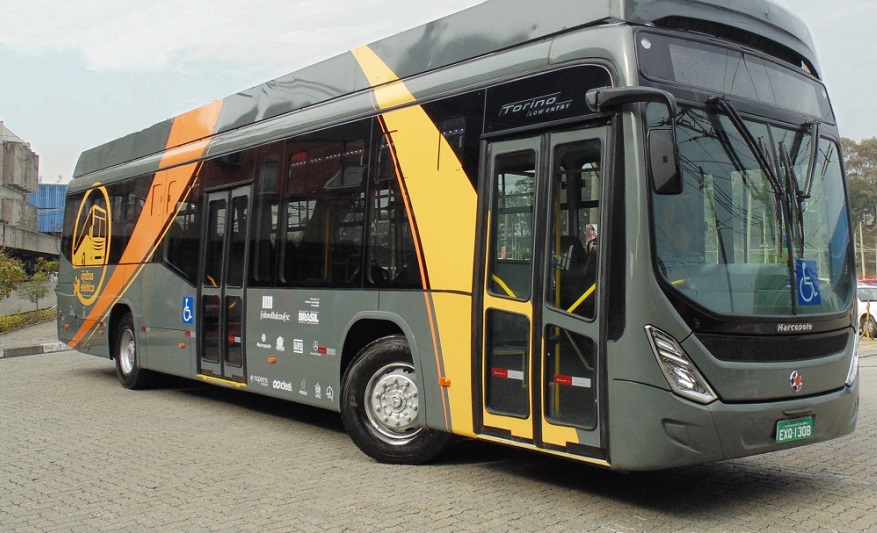 Ônibus a energia solar da Eletra circula em março na UFSC